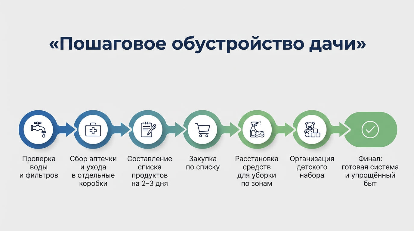 пошаговое обустройство дачи
